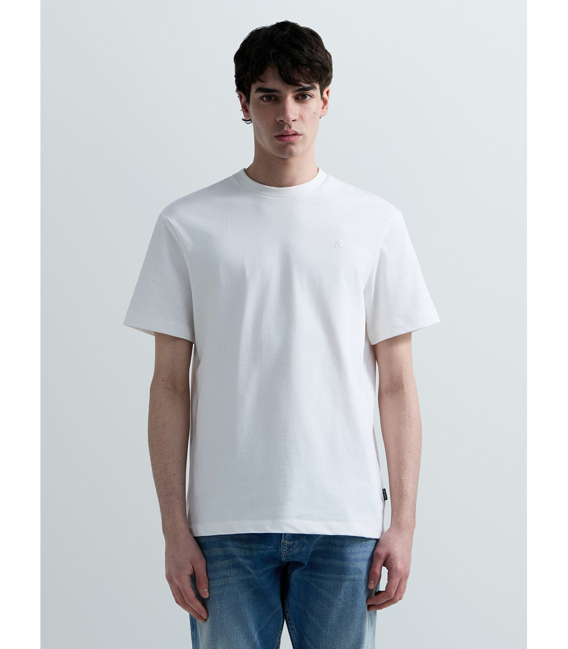 ヘビーコットンジャージーRロゴTシャツ 詳細画像 ホワイト 1